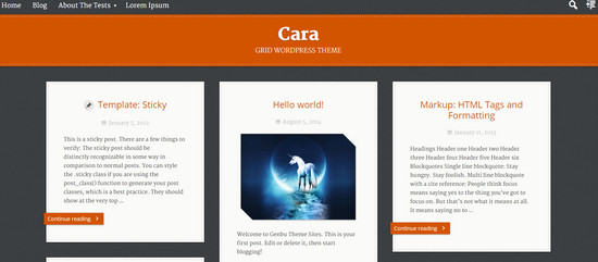 cara theme