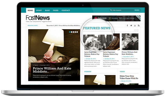 fast news theme