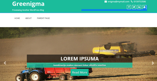 greenigma theme