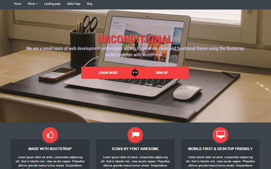 unconditional multipurpose theme