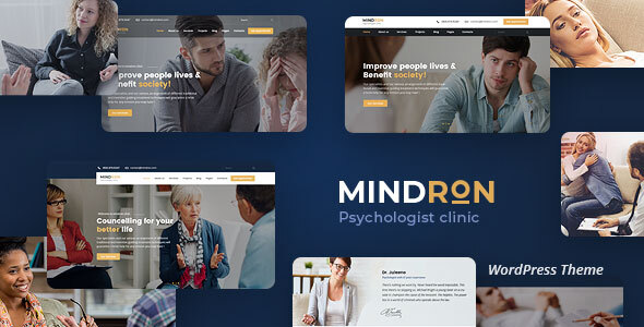 Mindron — шаблон сайта психолога