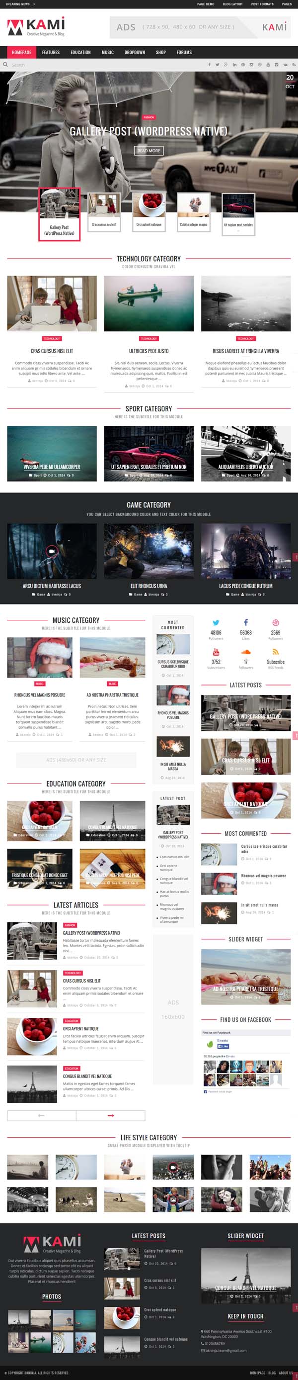 KAMI – Creative Magazine and Blog