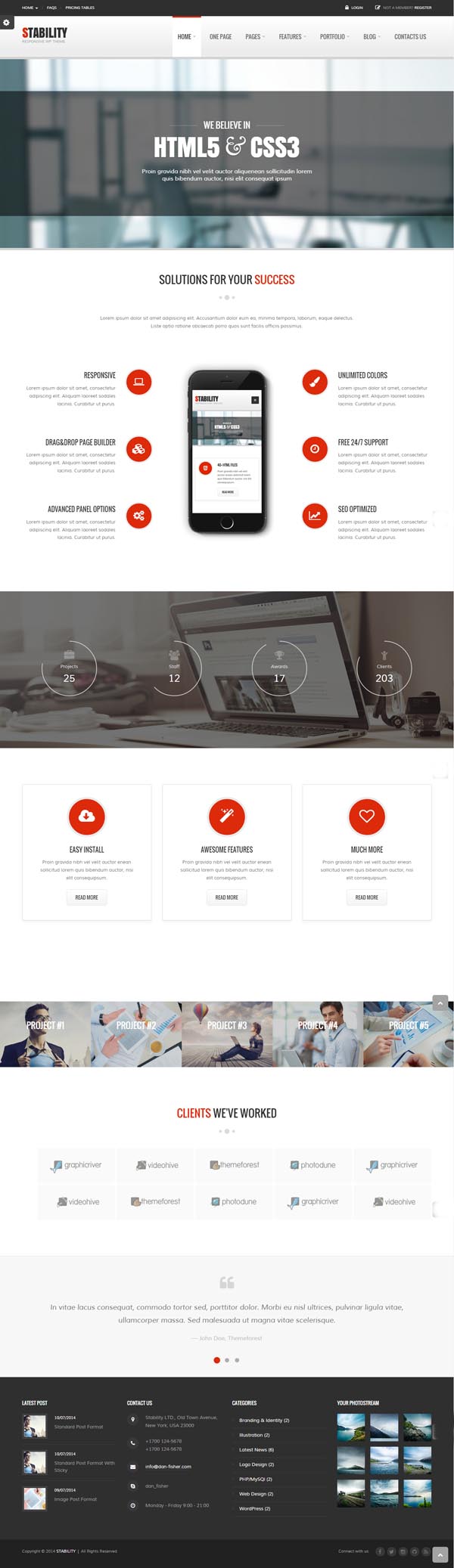 Stability - Responsive MultiPurpose WordPress Theme